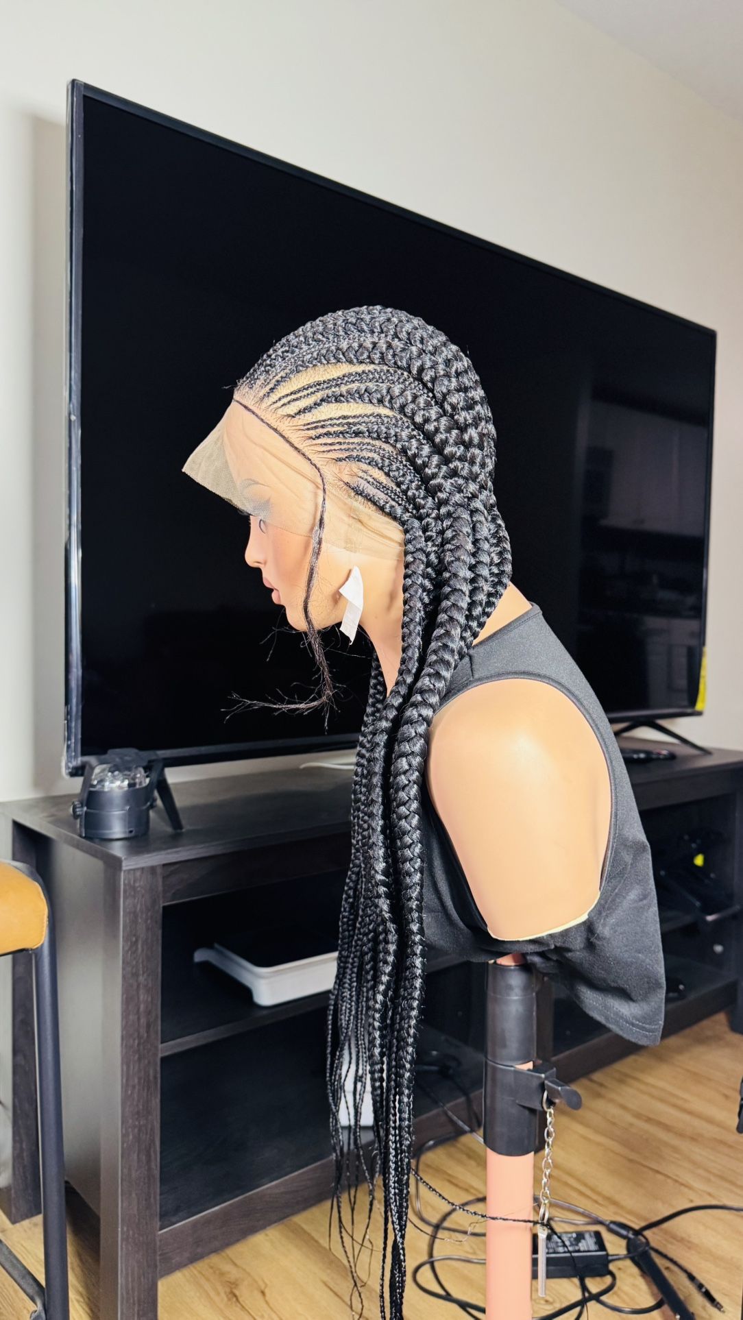 360 Cornrow Braided Wig