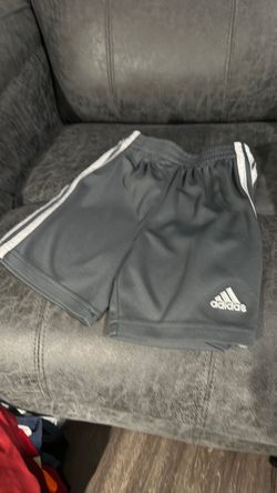 Gray adidas boy shorts size4