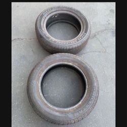 2 X 225/60r17 Good Tires 90% Treads !!!!!!