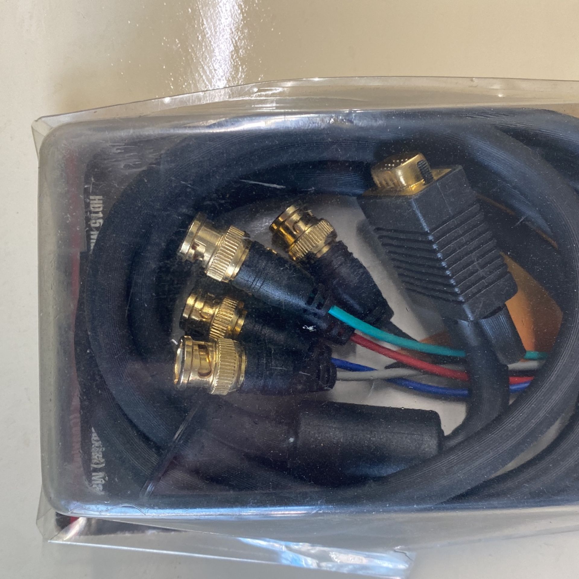 Monitor Cable W/ Five BNC Connectors