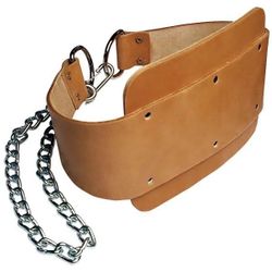 All Leather Chained Dip Belt For The Gym … Padded And New / Like New ( M, S)