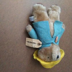 Vintage Paddington Bear Stuffed Plush 1975 Eden Toys Darkest Peru London England w/ Tag