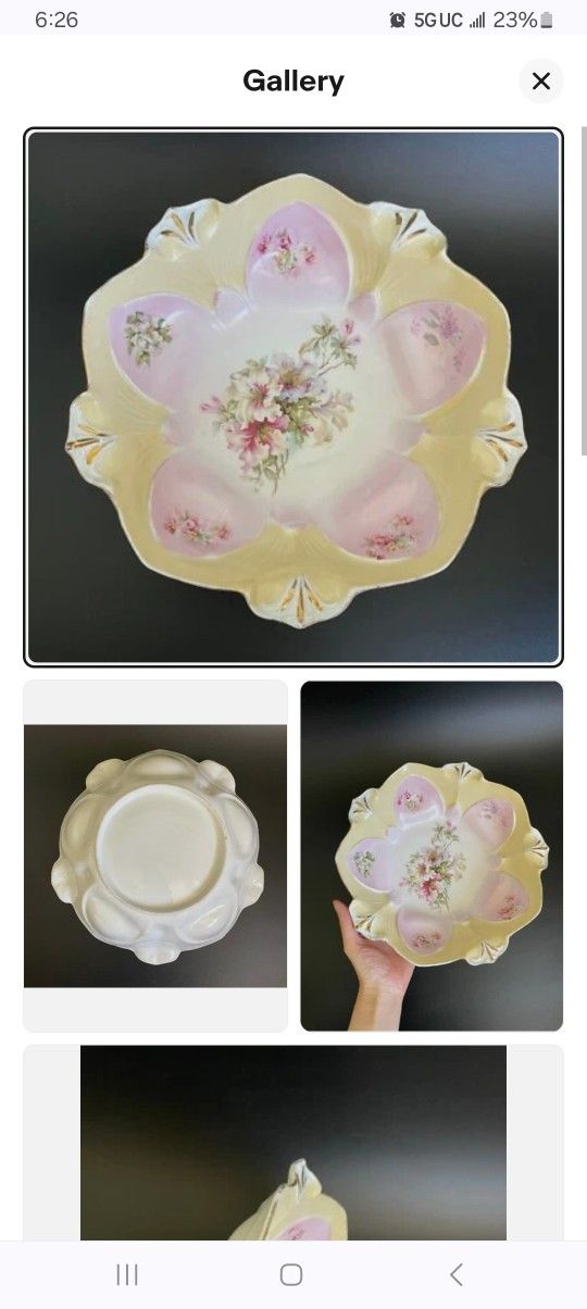 RS Prussia Porcelain Bowl