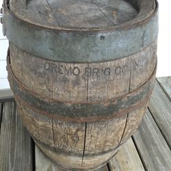 RARE Antique Cremo Brewery Barrel