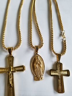 Stainless steel chain and charm