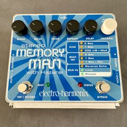 Stereo Memory Man with Hazarai Delay Pedal