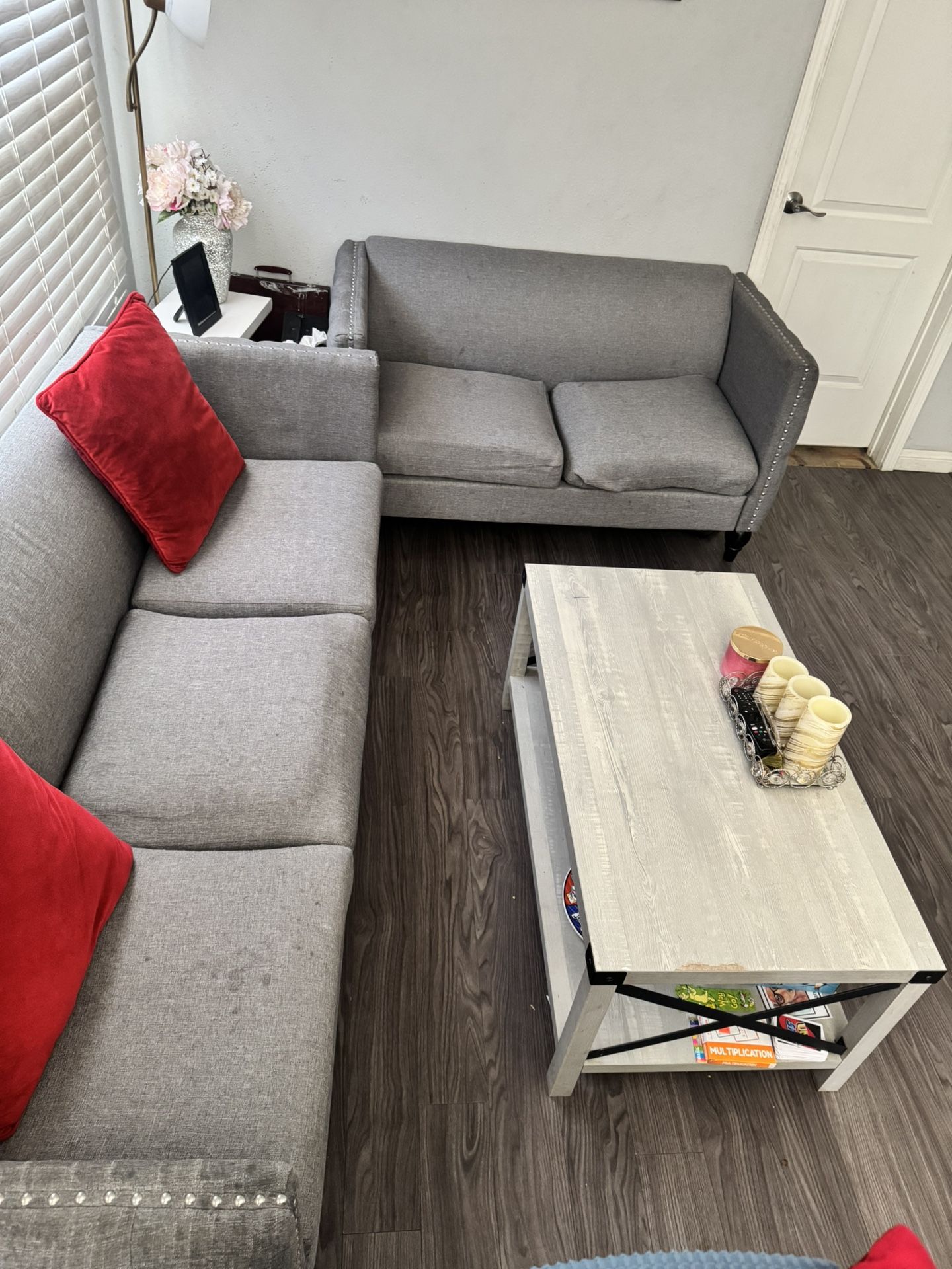 Living Room Set‼️ $250 ( 3 Sofas And Center Table)