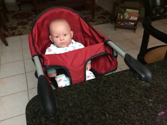 CHICCO’s Portable Hook-On Baby/Toddler High-Chair Booster Seat