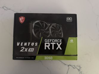MSI Ventus RTX 3050
