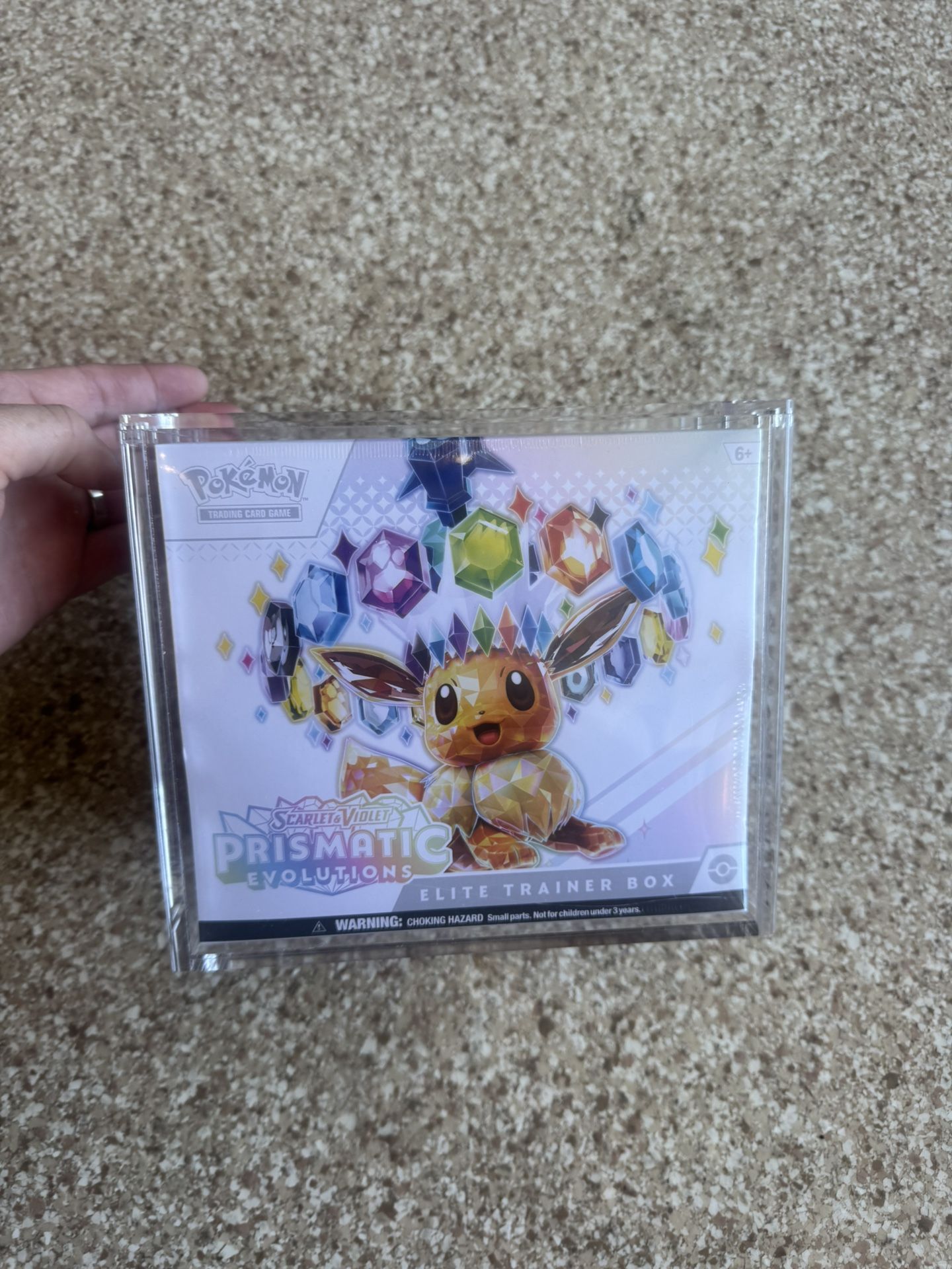 Pokemon Acrylic ETB case , Hard Case