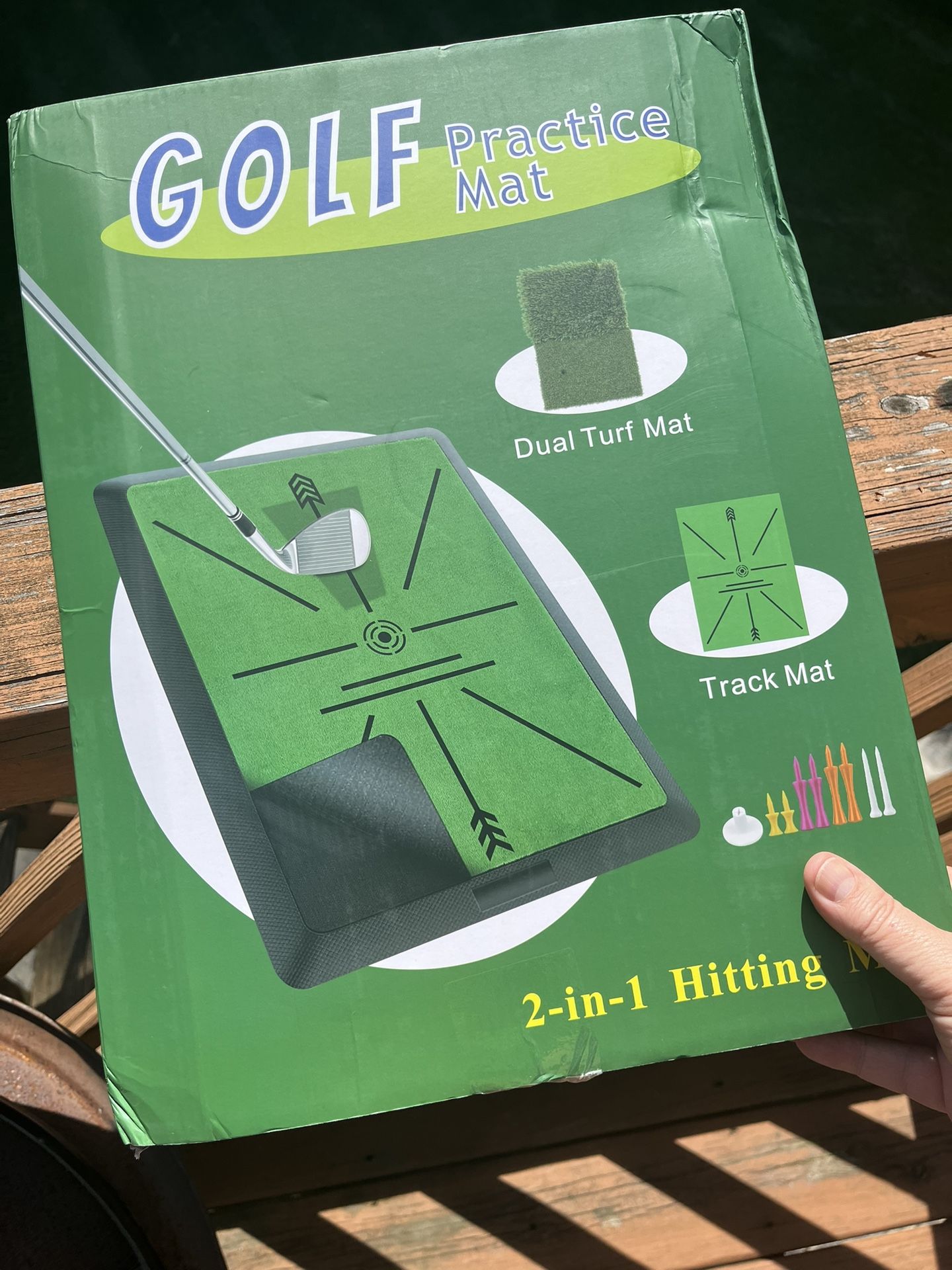 Dual Turf Golf Hitting Mat