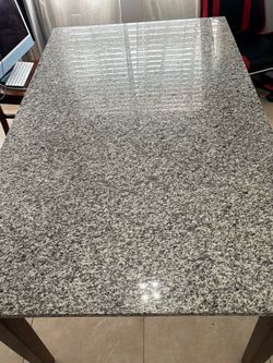Real marble table