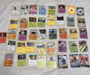 Large Lot Of Pokemon Cards 