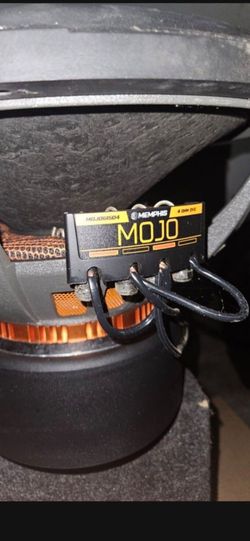 15" subwoofers. Mojo