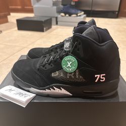 Jordan 5 Metallic PSG Sz 10.5