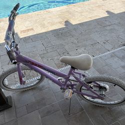 Titan Tomcat Girls 20-Inch BMX Bike in lavender