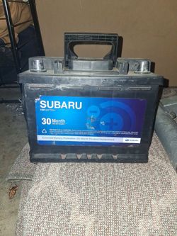 Subaru car battery 🔋