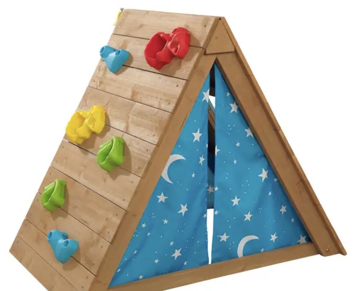 Wooden house for toddlers