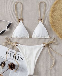 Triangle Top Bikini Swimsuit 