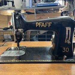 Vintage 1954 PFAFF Sewing Machine Cabinet 