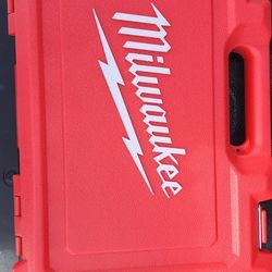 “Complete Milwaukee 1/2” deep impact socket set with case — all sizes included.