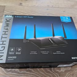 Nighthawk AX6 6-Stream AX4300 WiFi Router
