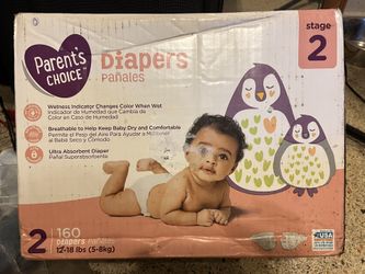 Parents Choice Stage 2 Diapers 160 Count 
