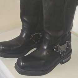Beautiful'BOOTS *HARLEY DAVIDSON *Leather.