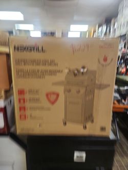 Nexgrill
2 Burner Stainless Steel Propane Gas Grill with Folding Side Shelves