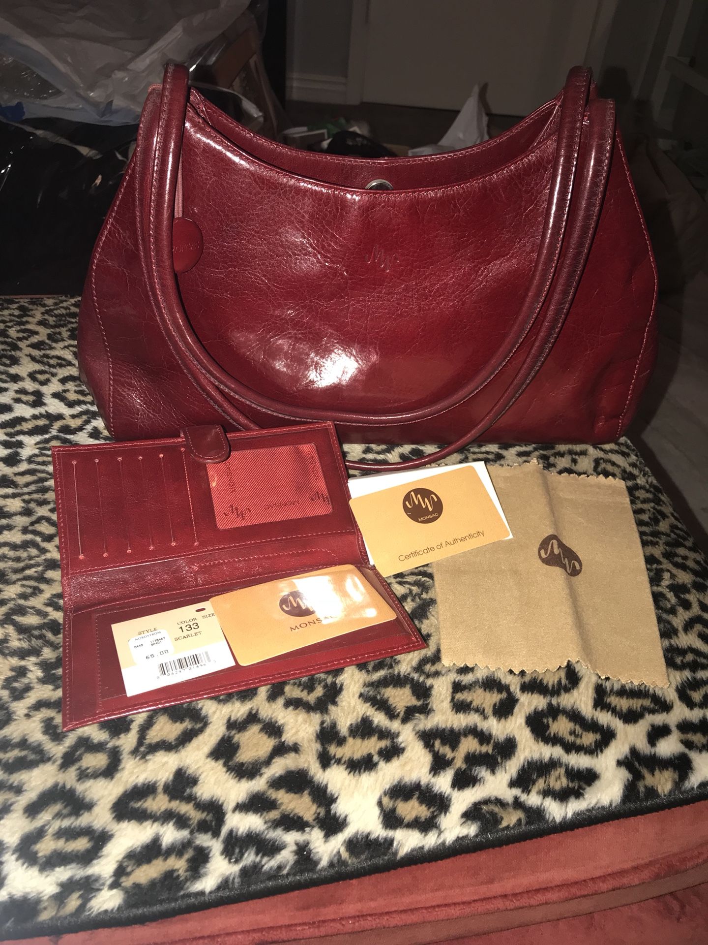 Authentic Monsac Bag w/Wallet
