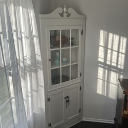 Antique Corner Cabinets x2