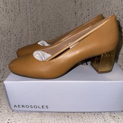 Betsy Leather Pump Heel Aerosoles