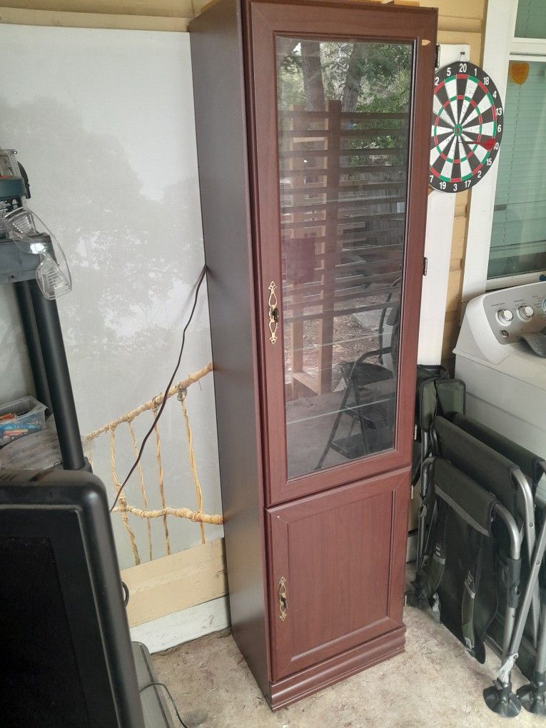 Antique Cabinet With Light