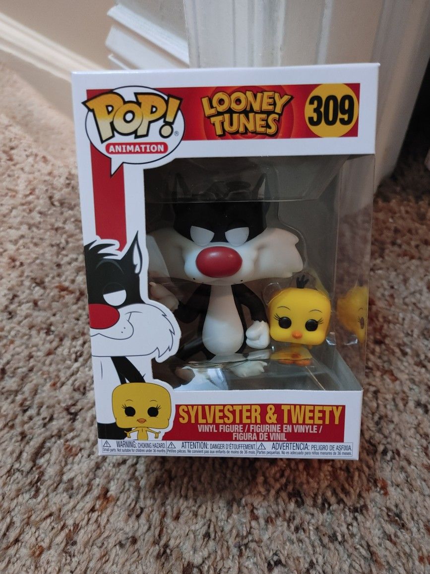 Looney Tunes Sylvester & Tweety Bird Funko Pop