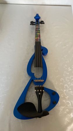 Blue violin