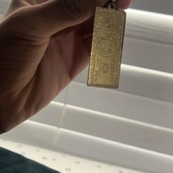 14k Benjamin Franklin Pendant 