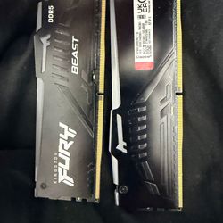 (2) 32gb Kingston gaming ram ddr5