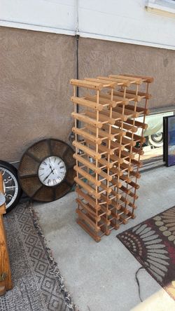 Wine holder for display corner