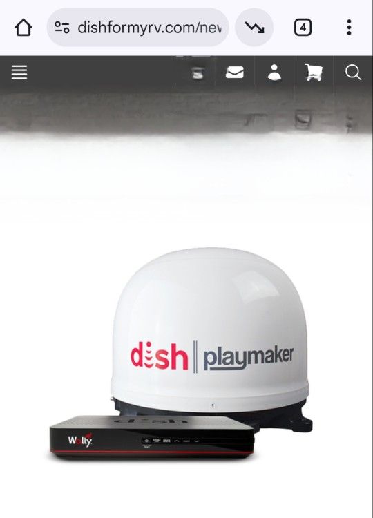 Dish Sattalite With Receiver And Remote