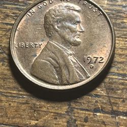 1972 D Penny Missing E  On Pluribus