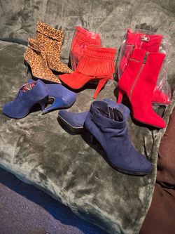 Shoe Lot - great for Resale - Booties 7/12