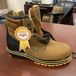 Zaoatos de piel para trabajar marca Establo