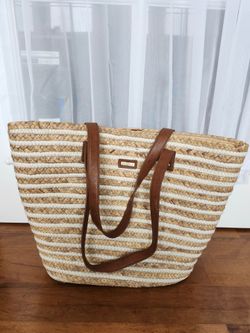 Sun N Sand Weaved Tote $40