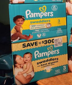 Pampers Swaddlers/$42 Each (Cada Caja)