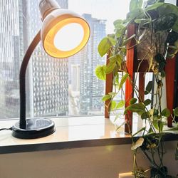 Black Office Desk Lamp With Bulb