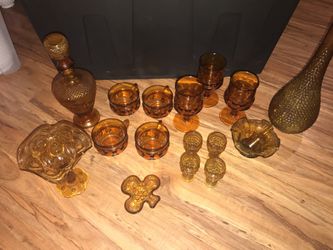 Beautiful Antique amber glass for sale !!!