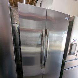 Frigidaire Gallery 26 Cu. Ft. 36” Standard-Depth Side-by-Side Refrigerator 