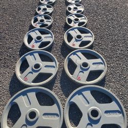 Olympic Grip Plates-255lbs