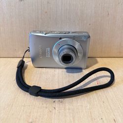 Canon Digital IXUS 65 6.0MP SD630 Camera Silver Tested Good w/Card-Bat-Char Read