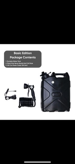 PortaSource 20L Portable Water Tank with Electric Pump – New